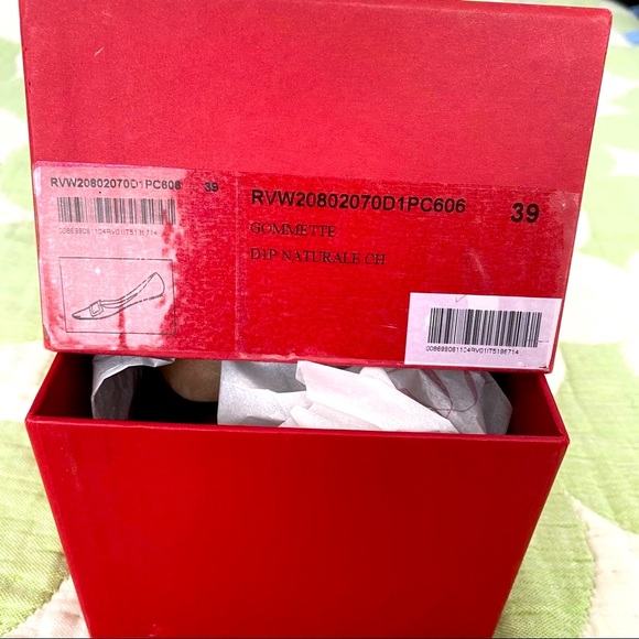 BNIB Roger Vivier Gommette ballet flats nude suede w tortoise buckle - Picture 8 of 9